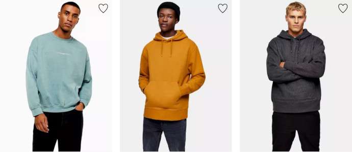 mid range men clothing brand topman