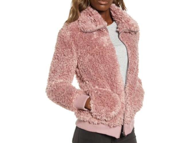 teddy faux fur longline coat bb dakota