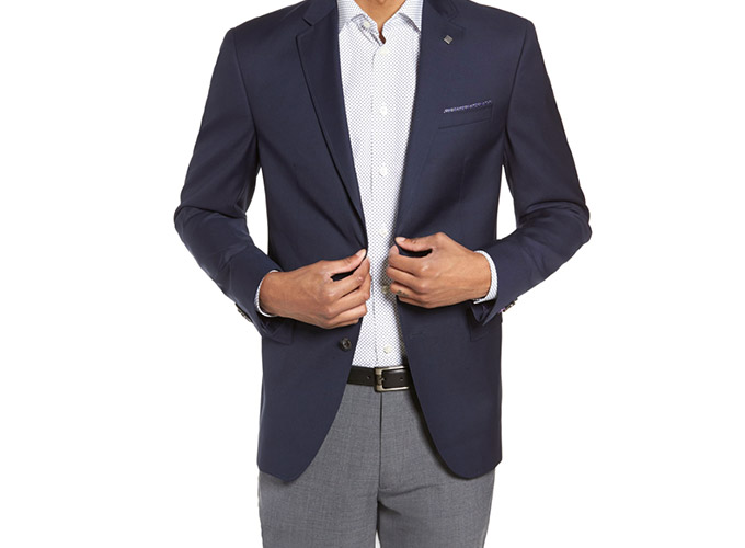 Blazer for hotsell blue shirt