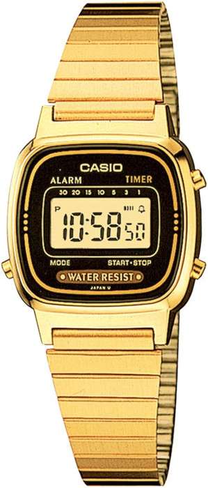 Vintage Watches Casio Gold
